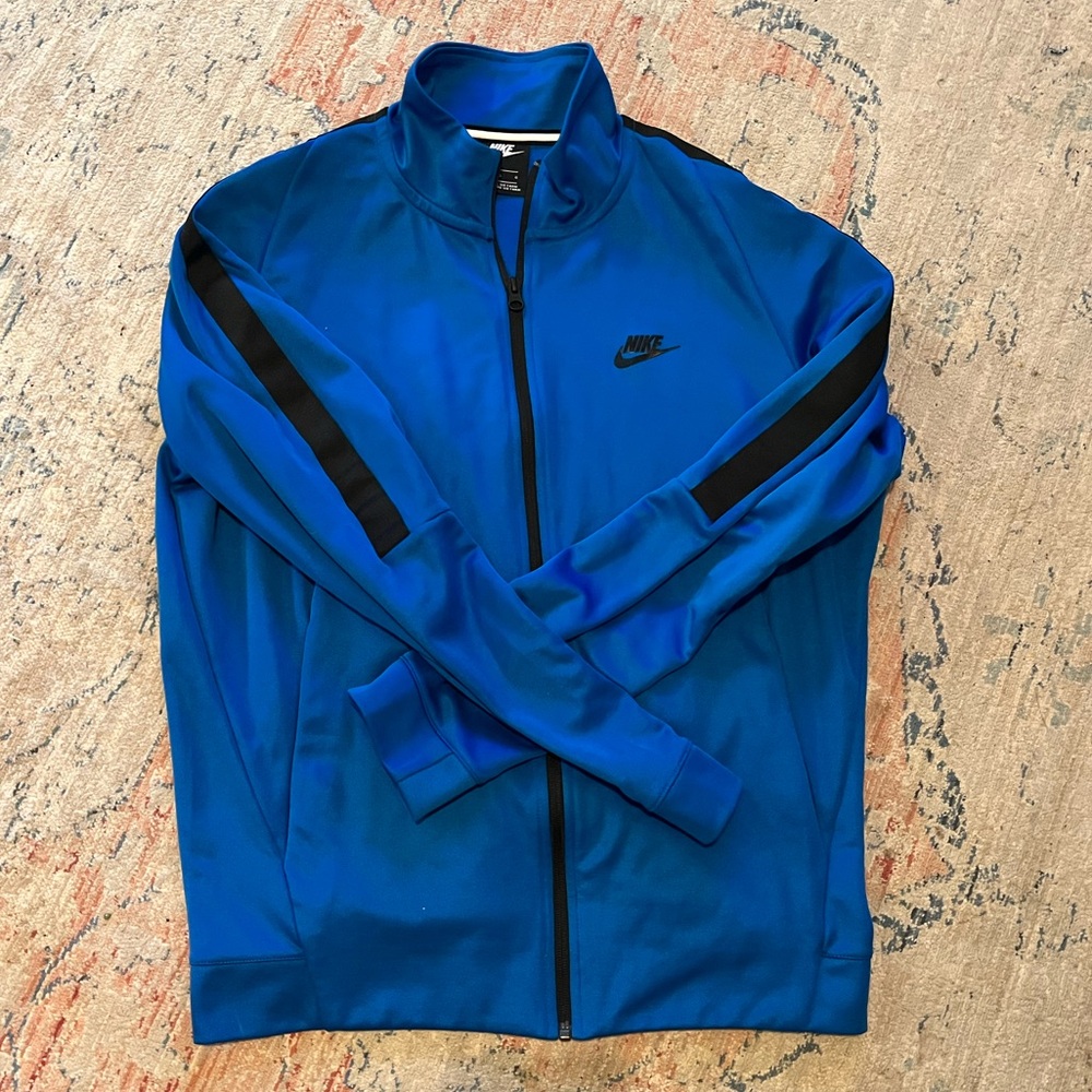 Blue Men's Large Nike Track Jacket